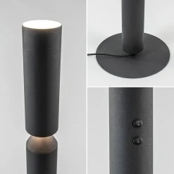 Mat zwarte vloerlamp up+down></noscript>Straluma Sale
