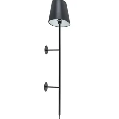 Mat zwarte wandlamp Soriano exclusief kap>Straluma Best
