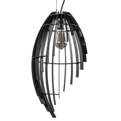 Metalen hanglamp mat zwart metaal>Straluma Hot