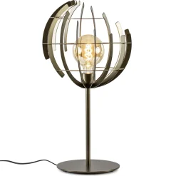 Metalen tafellamp Terra met oud messing afwerking>Straluma Sale