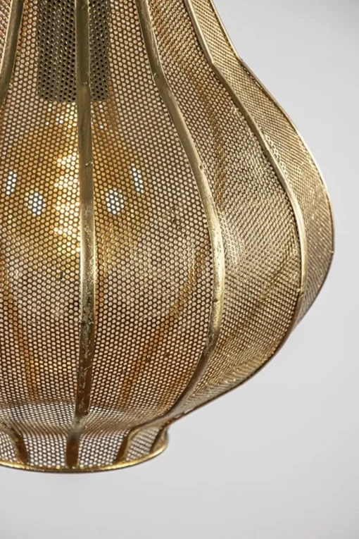 Micha grote goud hanglamp oosters landelijk Light & Living>Straluma Hot