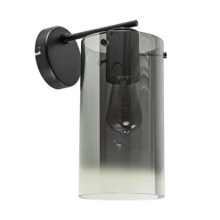 Modern klassieke wandlamp cilinder met smoke glas>Straluma Hot