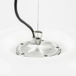 Moderne buitenlamp hang witte bol 45 cm><noscript><img width=