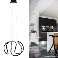 Moderne design hanglamp LED zwart><noscript><img width=