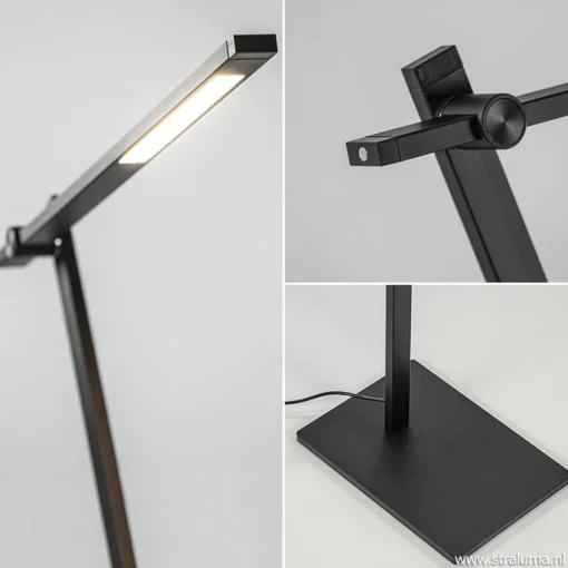 Moderne design vloer/leeslamp met dimbaar LED>Straluma