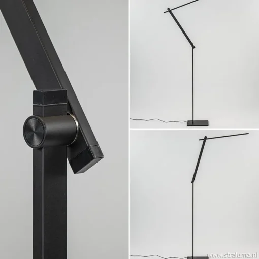 Moderne design vloer/leeslamp met dimbaar LED>Straluma