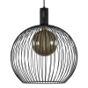 Moderne draad hanglamp mat zwart 50 cm>Straluma Best