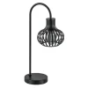 Moderne draad tafellamp onion mat zwart>Straluma