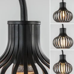 Moderne draad tafellamp onion mat zwart></noscript>Straluma
