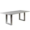 Moderne eettafel vergrijsd eiken 200x100>Straluma New