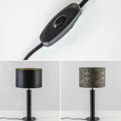 Moderne lampvoet cilinder mat zwart excl kap><noscript><img width=