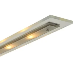 Moderne LED hanglamp nikkel met helder glas></noscript>Straluma Discount