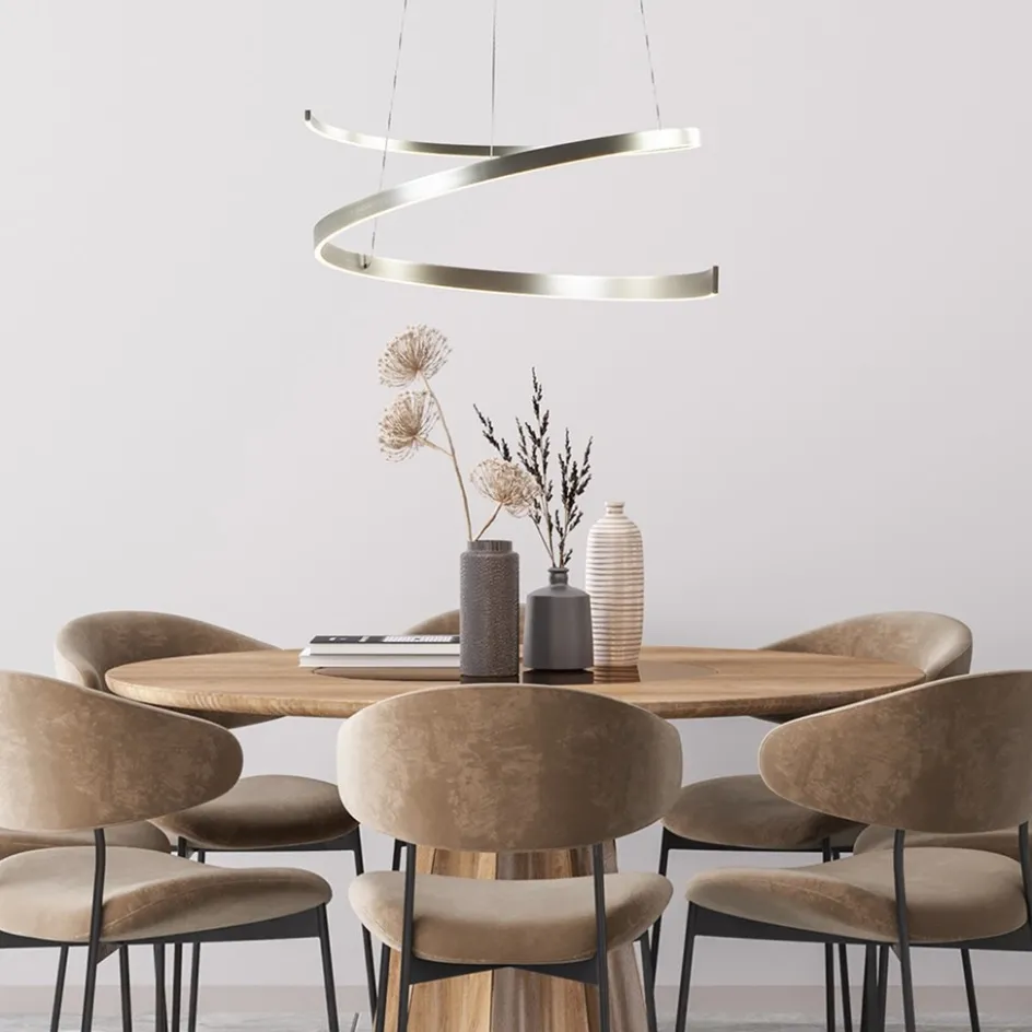 Moderne LED hanglamp rond met dim to warm functie>Straluma Hot