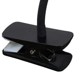 Moderne LED klemlamp zwart inclusief dimbaar LED></noscript>Straluma Outlet