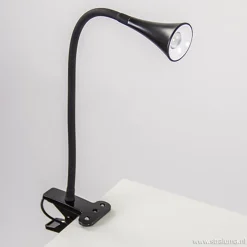 Moderne LED klemspot leeslamp zwart></noscript>Straluma New