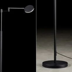 Moderne LED leeslamp vloerlamp zwart dimbaar></noscript>Straluma Outlet