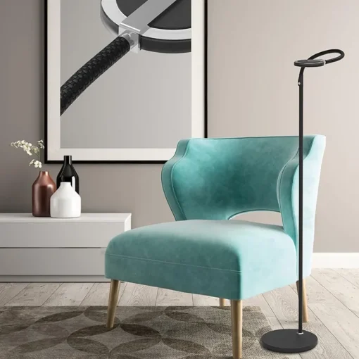 Moderne LED leeslamp zwart met smoke glas dimbaar>Straluma Sale