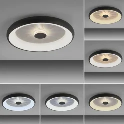 Moderne LED plafondlamp met kristaleffect zwart></noscript>Straluma Hot