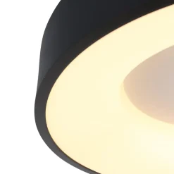 Moderne LED plafonnière zwart rond 30 cm></noscript>Straluma Discount