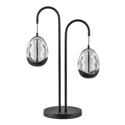 Moderne LED tafellamp egg glas met zwart>Straluma New