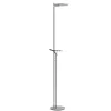 Moderne LED uplighter staal met helder glas en leesarm>Straluma Sale