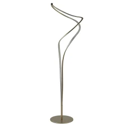 Moderne LED vloerlamp goud dimbaar>Straluma Outlet