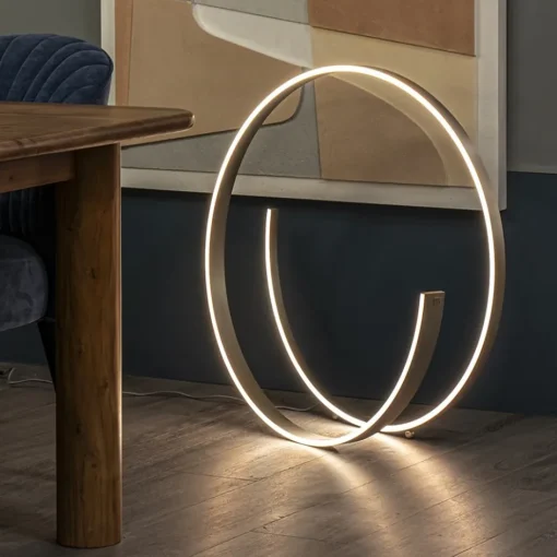 Moderne LED vloerlamp nikkel dimbaar>Straluma Clearance