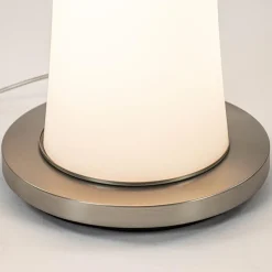 Moderne LED vloerlamp opaal glas met dim to warm></noscript>Straluma Best