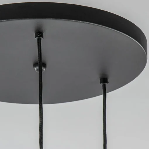 Moderne 3-lichts hanglamp zwart exclusief bronnen>Straluma Discount