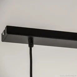 Moderne 3-lichts hanglamp zwart metaal></noscript>Straluma Clearance