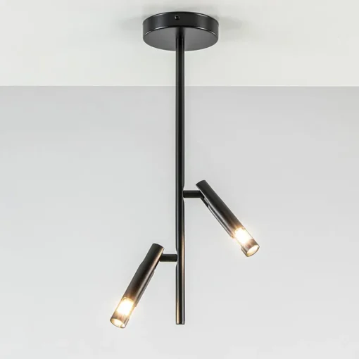 Moderne 2-lichts opbouwspot zwart G9>Straluma Clearance