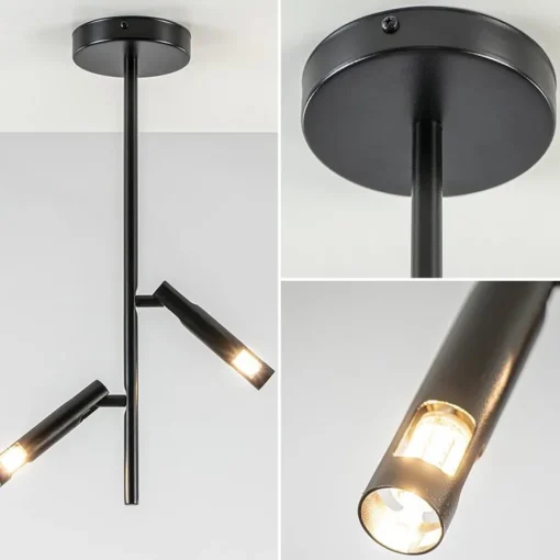 Moderne 2-lichts opbouwspot zwart G9>Straluma Clearance