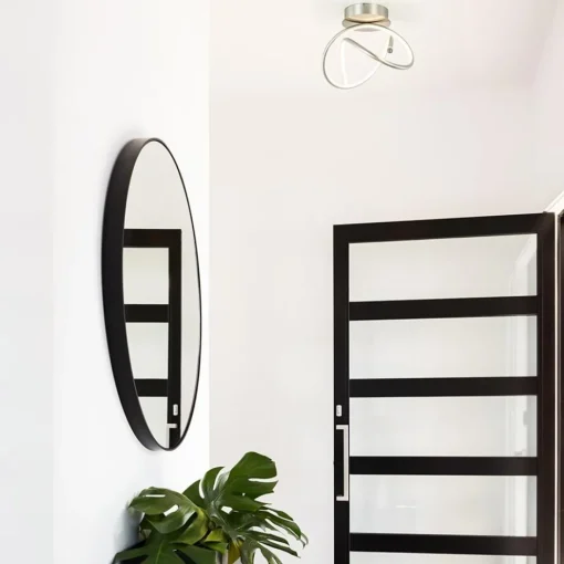 Moderne plafondlamp nikkel inclusief 3-standen dimbaar LED>Straluma Discount