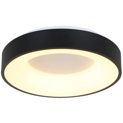 Moderne plafondlamp zwart met geïntegreerd LED>Straluma Best