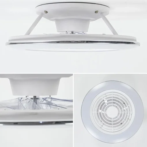 Moderne plafondventilator inclusief dimbaar LED klein>Straluma Discount