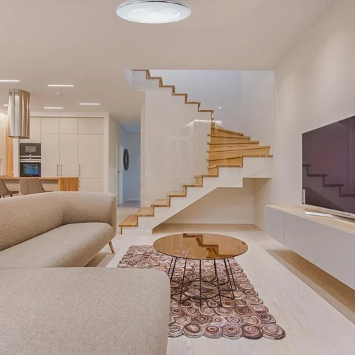 Moderne plafondventilator inclusief dimbaar LED klein>Straluma Discount
