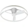 Moderne plafondventilator wit inclusief LED en remote>Straluma Best