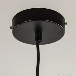 Moderne ronde hanglamp zwart metaal></noscript>Straluma Clearance