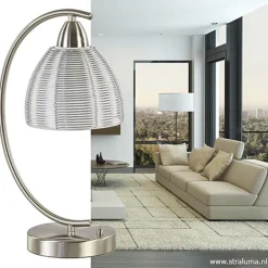 Moderne tafellamp draad staal aluminium><noscript><img width=
