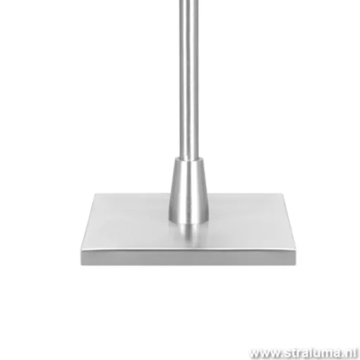 Moderne tafellamp staal/glas met dimmer>Straluma Online