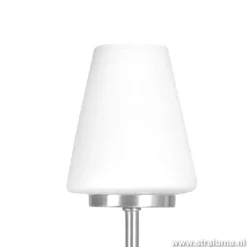 Moderne tafellamp staal/glas met dimmer></noscript>Straluma Online