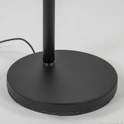 Moderne uplighter zwart met dimbaar LED></noscript>Straluma Best