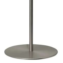Moderne vloerlamp Calabro nikkel glas></noscript>Straluma New