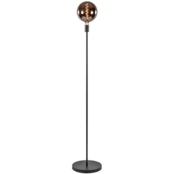 Moderne vloerlamp mat zwart exclusief lichtbron>Straluma Clearance