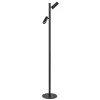 Moderne vloerlamp met verstelbare spots zwart/goud>Straluma Sale