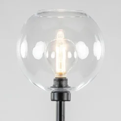 Moderne vloerlamp zwart met helder glazen kap></noscript>Straluma Clearance