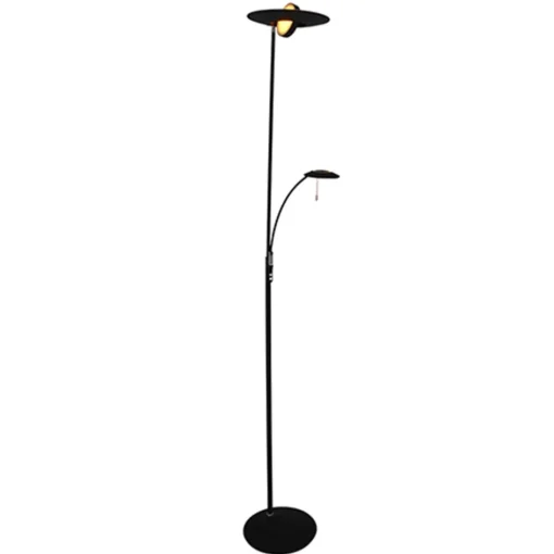 Moderne vloerlamp-uplighter LED zwart>Straluma Best