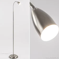 Moderne vloer/leeslamp met touchdimmer>Straluma Online