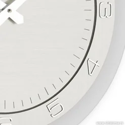 Moderne wandklok rond RVS keuken/kantoor></noscript>Straluma Clearance