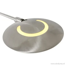 Moderne wandlamp staal met dimbaar LED></noscript>Straluma Online